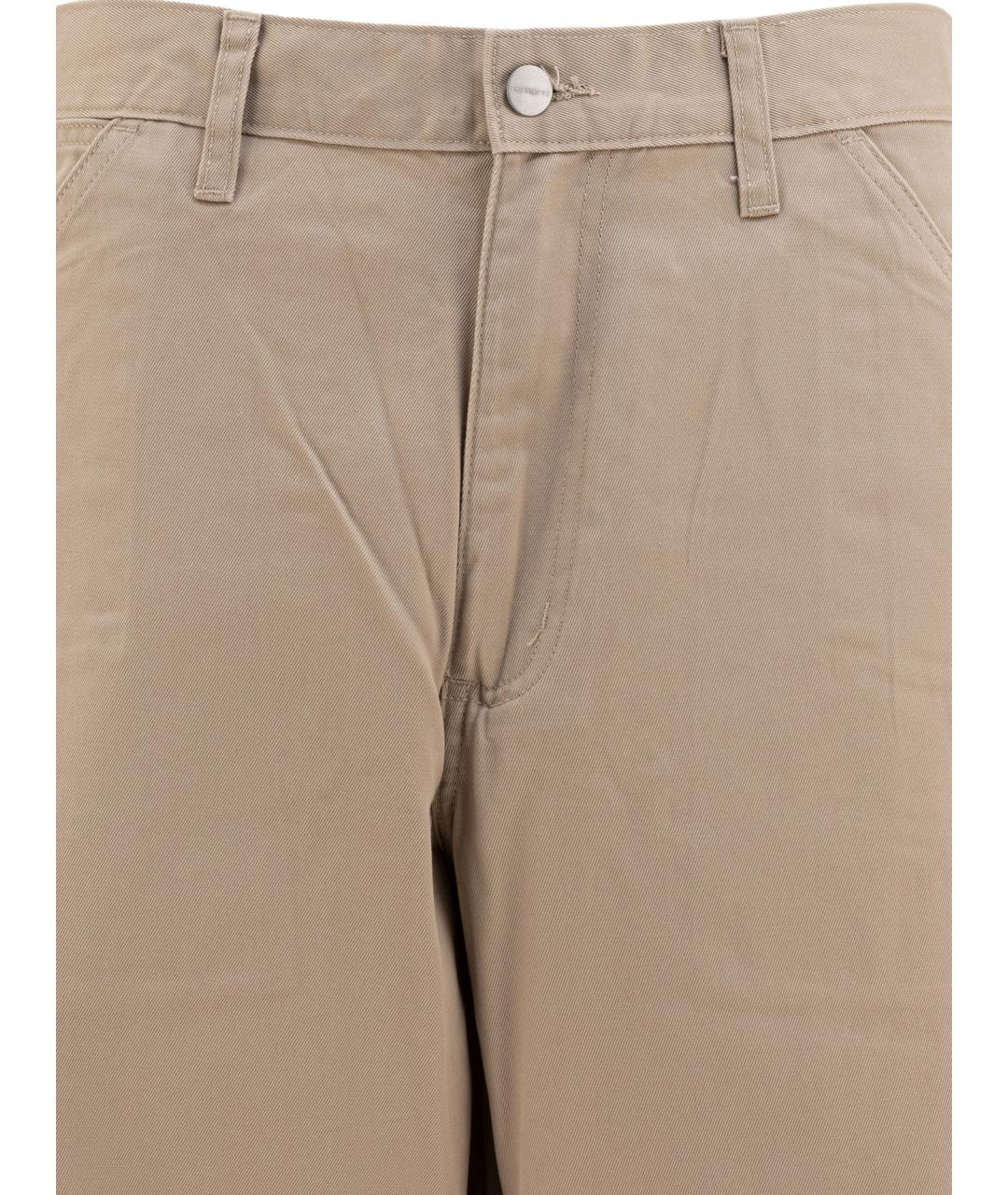 CARHARTT WIP Бежевые повседневные брюки, фото 3
