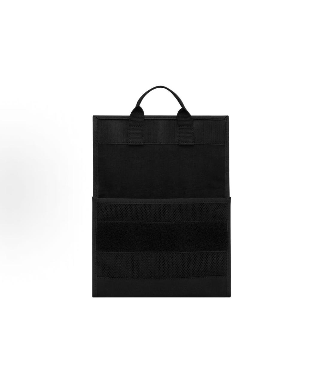 SAINT LAURENT Черная кожаная сумка с короткими ручками, фото 3