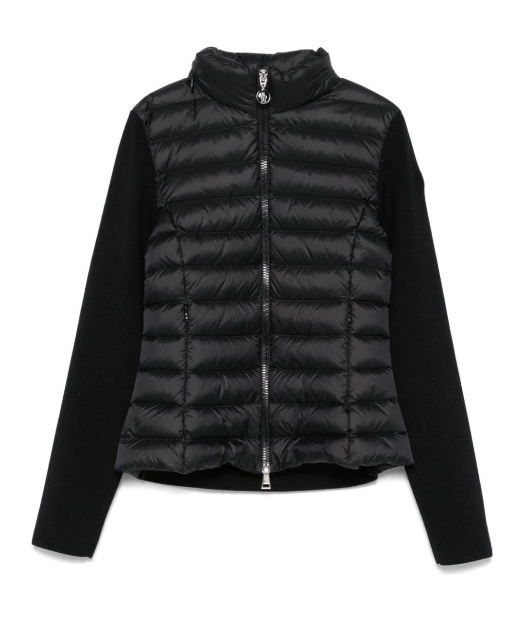 MONCLER Черная шерстяная куртка, фото 1