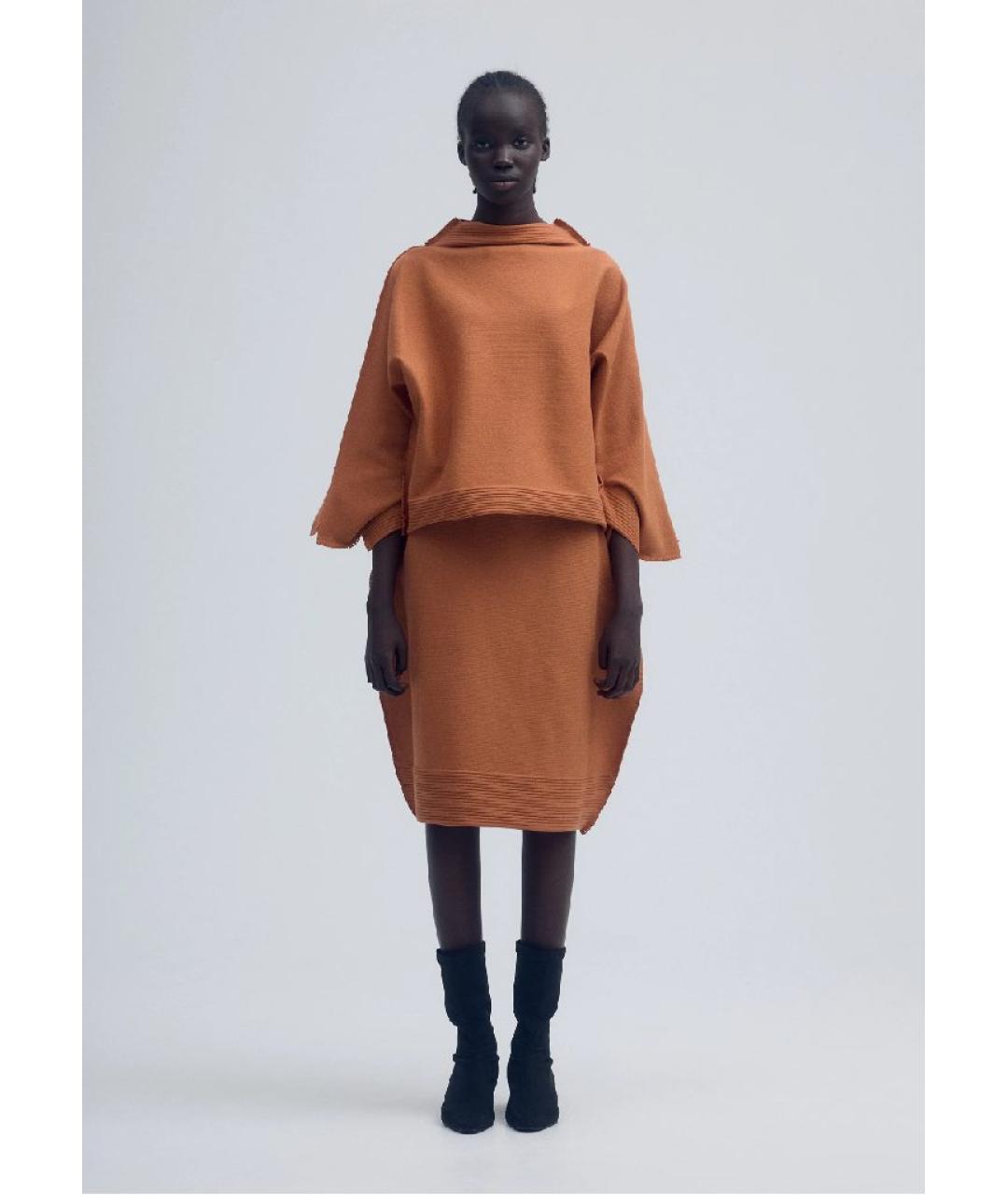 ISSEY MIYAKE Черная юбка миди, фото 9
