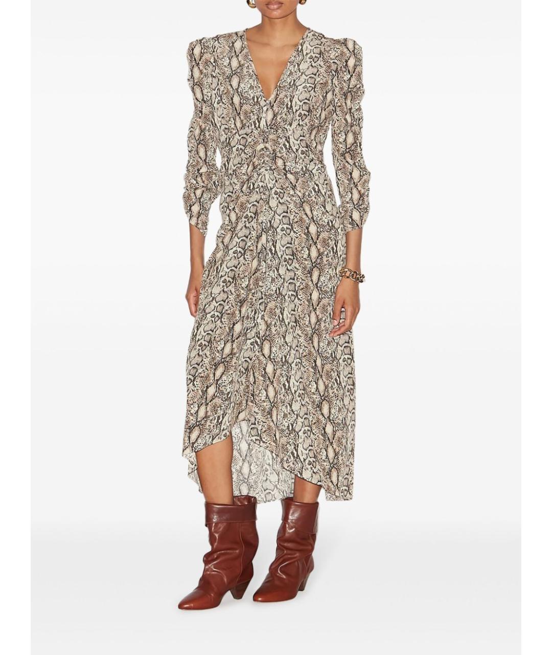 ISABEL MARANT Мульти полиэстеровое повседневное платье, фото 2