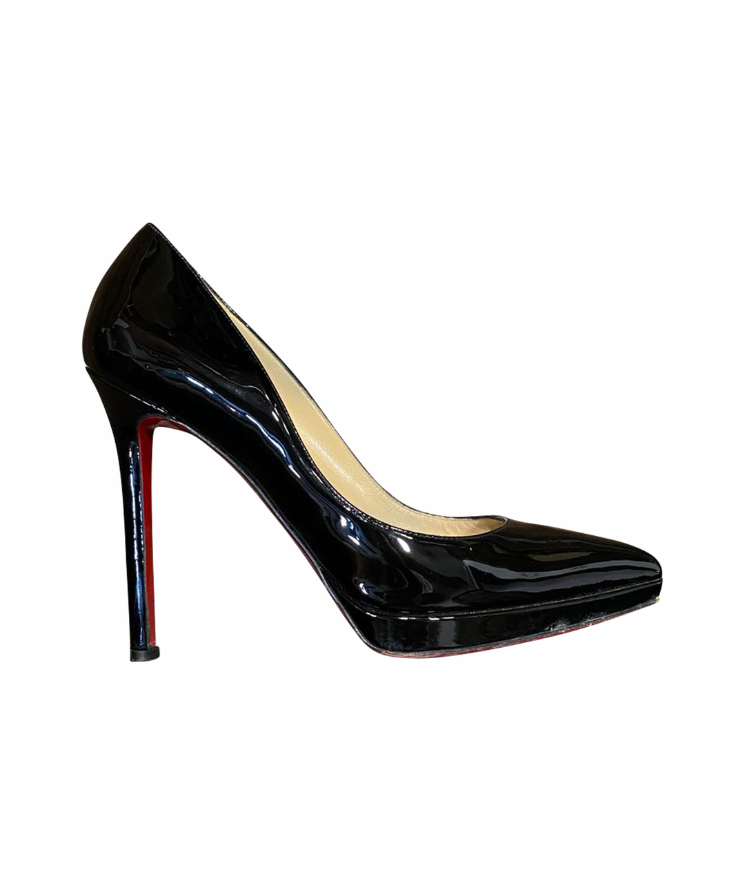 CHRISTIAN LOUBOUTIN Черные туфли из лакированной кожи, фото 1