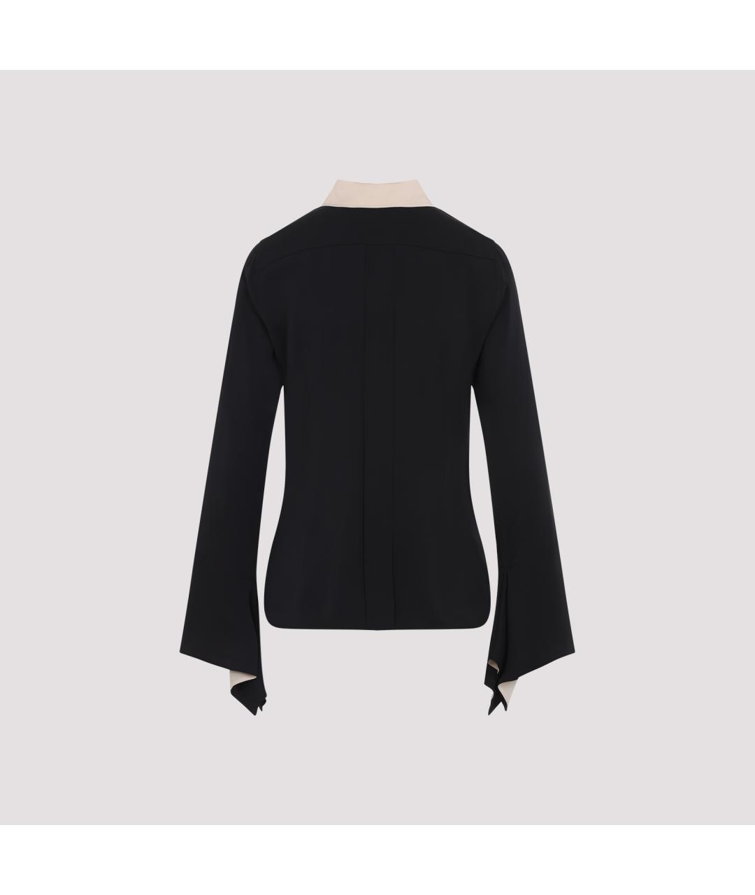 MAX MARA Черная шелковая рубашка, фото 3