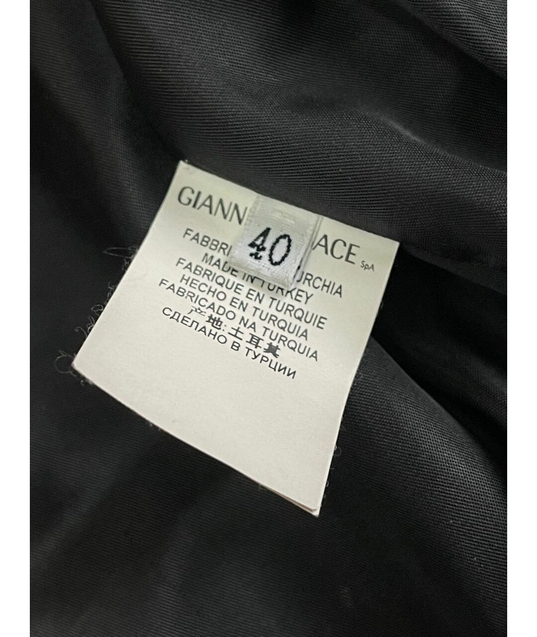 VERSACE COLLECTION Черная кожаная куртка, фото 4