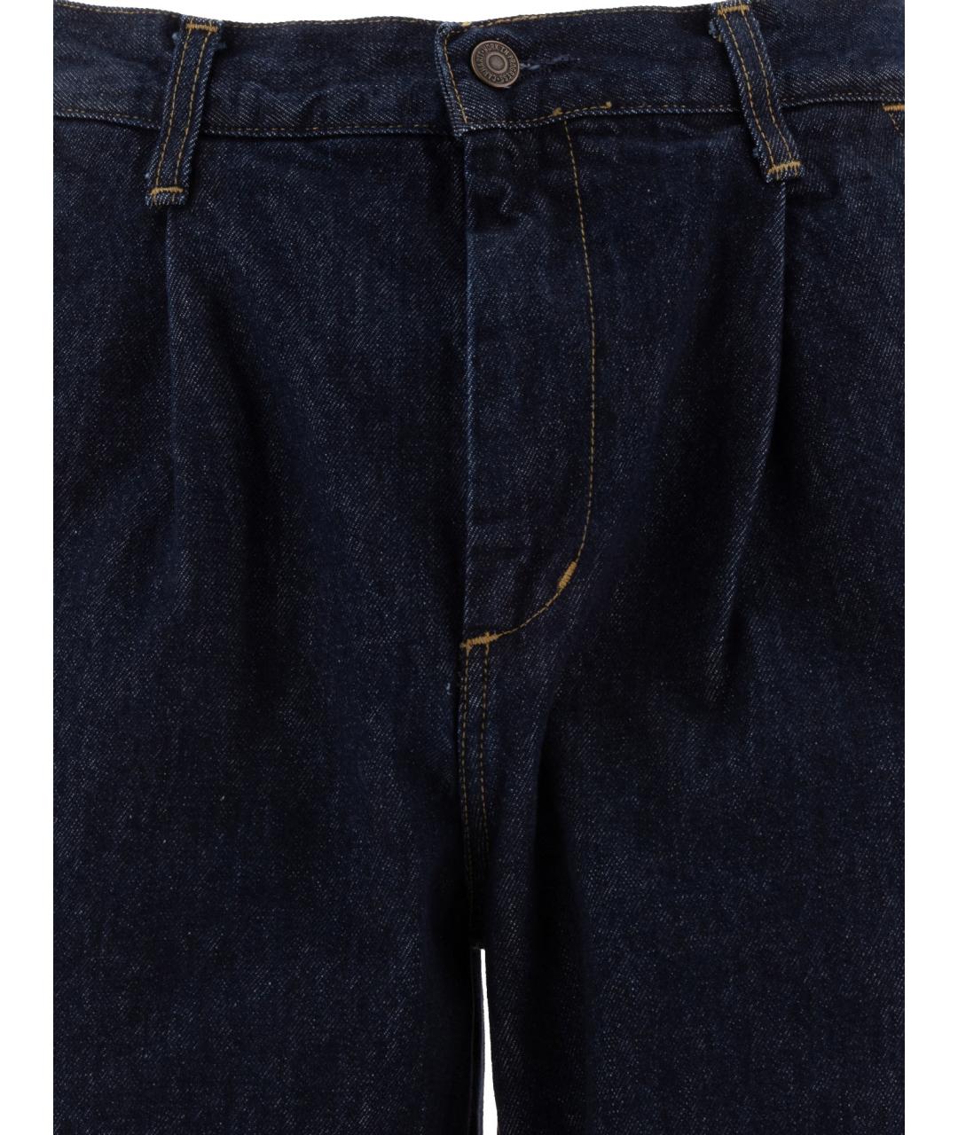 CARHARTT WIP Темно-синие хлопковые повседневные брюки, фото 3