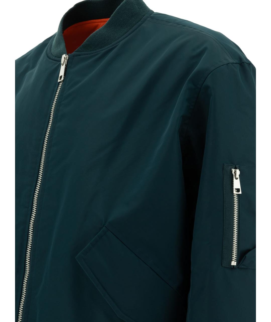 A.P.C. Бирюзовая полиэстеровая куртка, фото 4