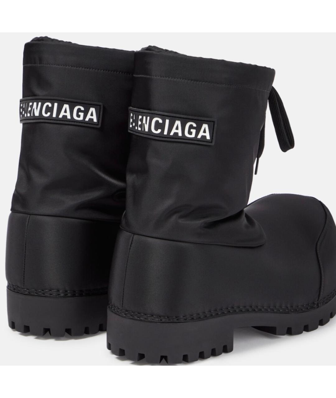 BALENCIAGA Черные высокие ботинки, фото 3