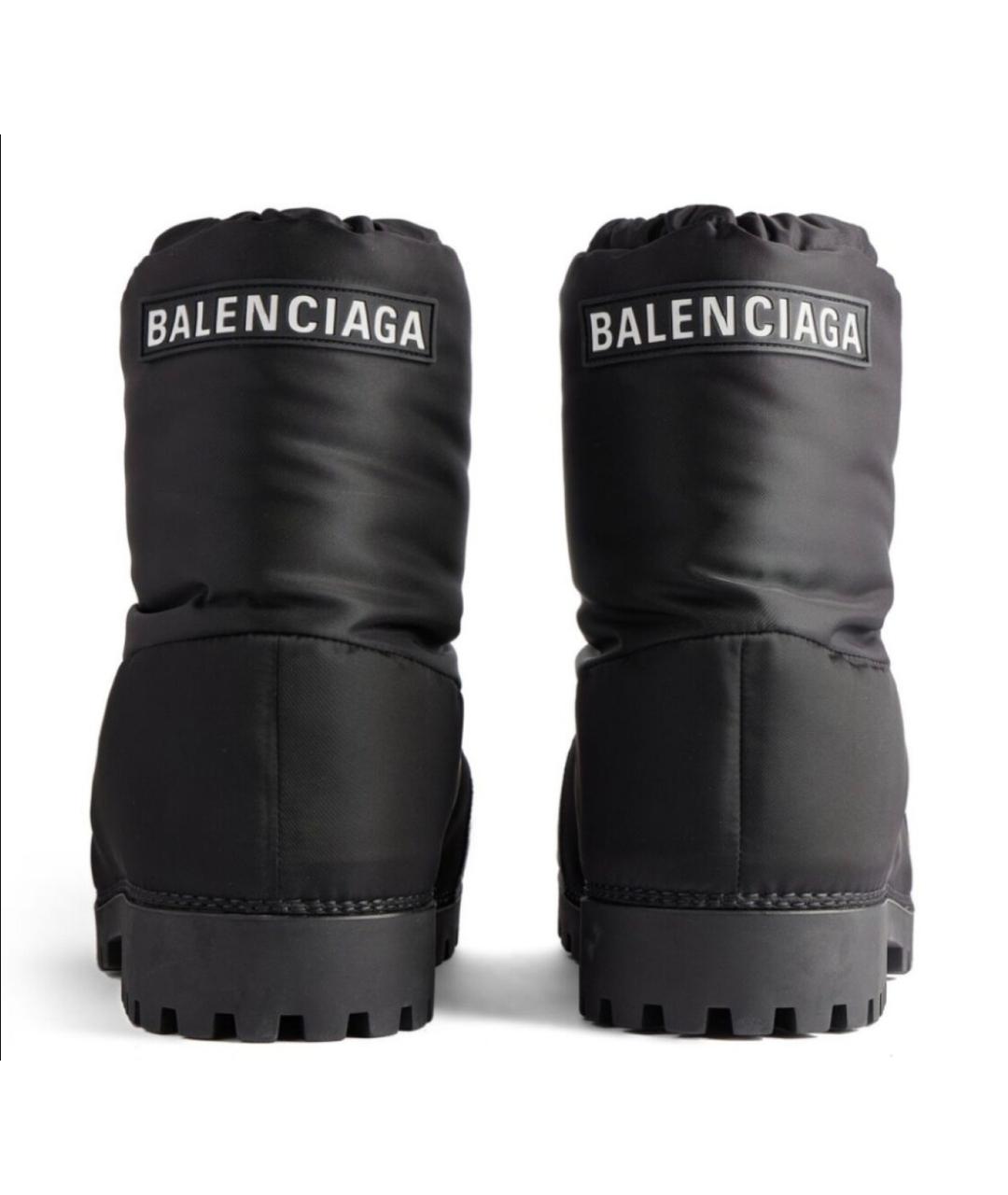 BALENCIAGA Черные высокие ботинки, фото 4