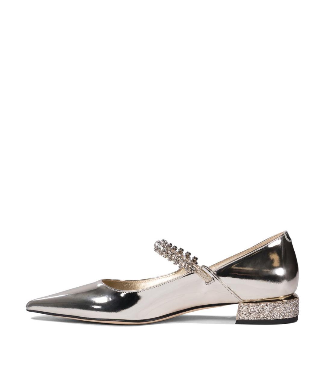 JIMMY CHOO Золотые балетки, фото 3