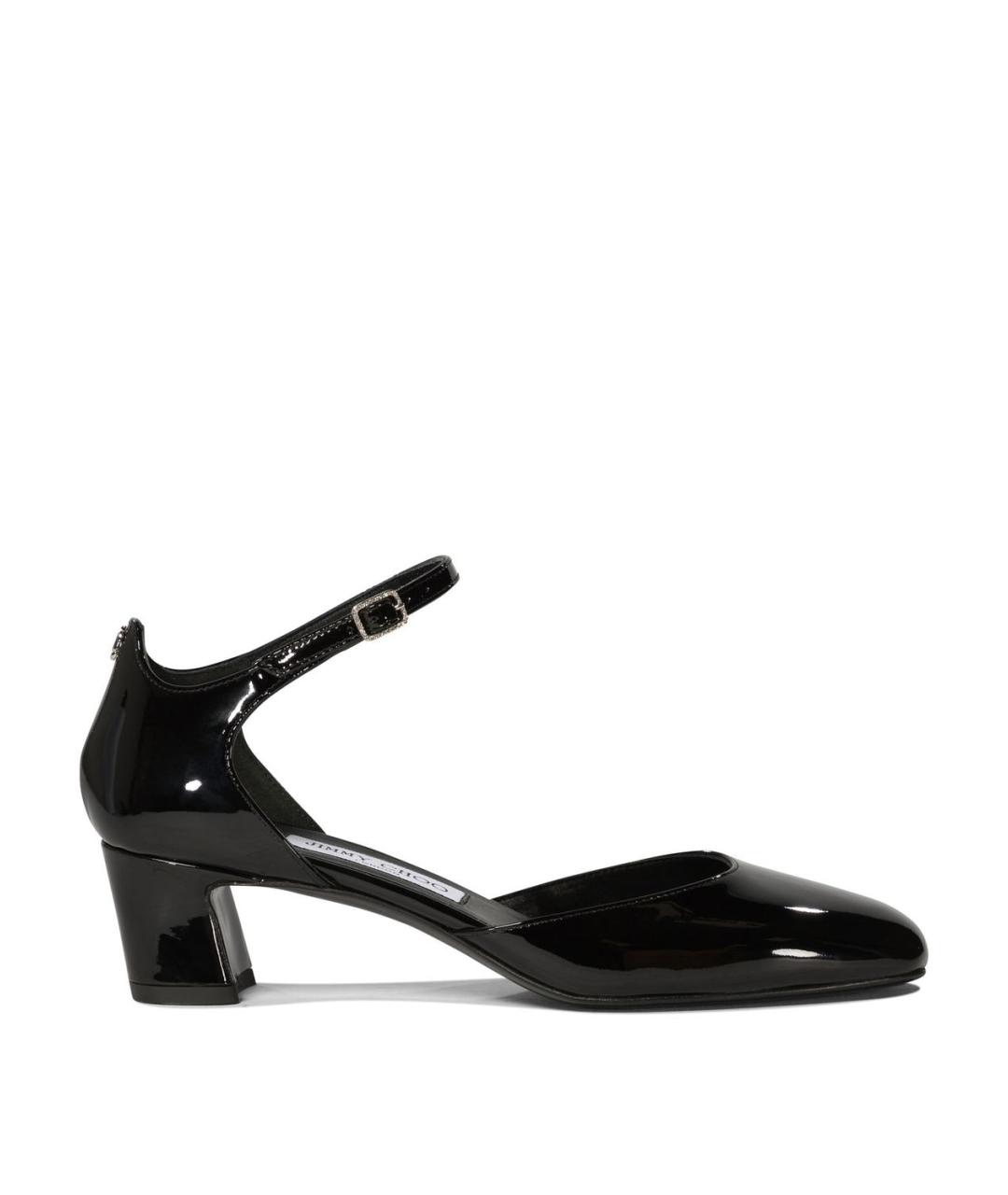 JIMMY CHOO Черные кожаные туфли, фото 1