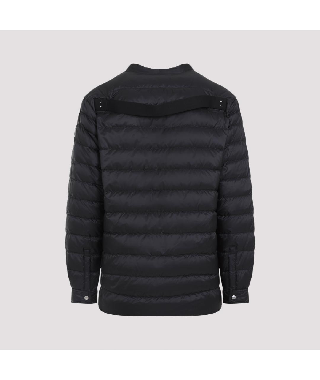 MONCLER Черная полиэстеровая куртка, фото 3