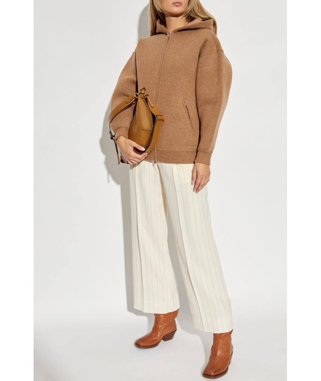 ISABEL MARANT Коричневая полиэстеровая куртка, фото 2