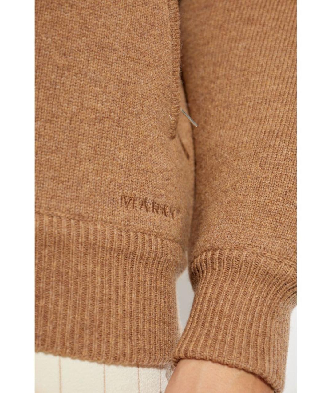 ISABEL MARANT Коричневая полиэстеровая куртка, фото 5