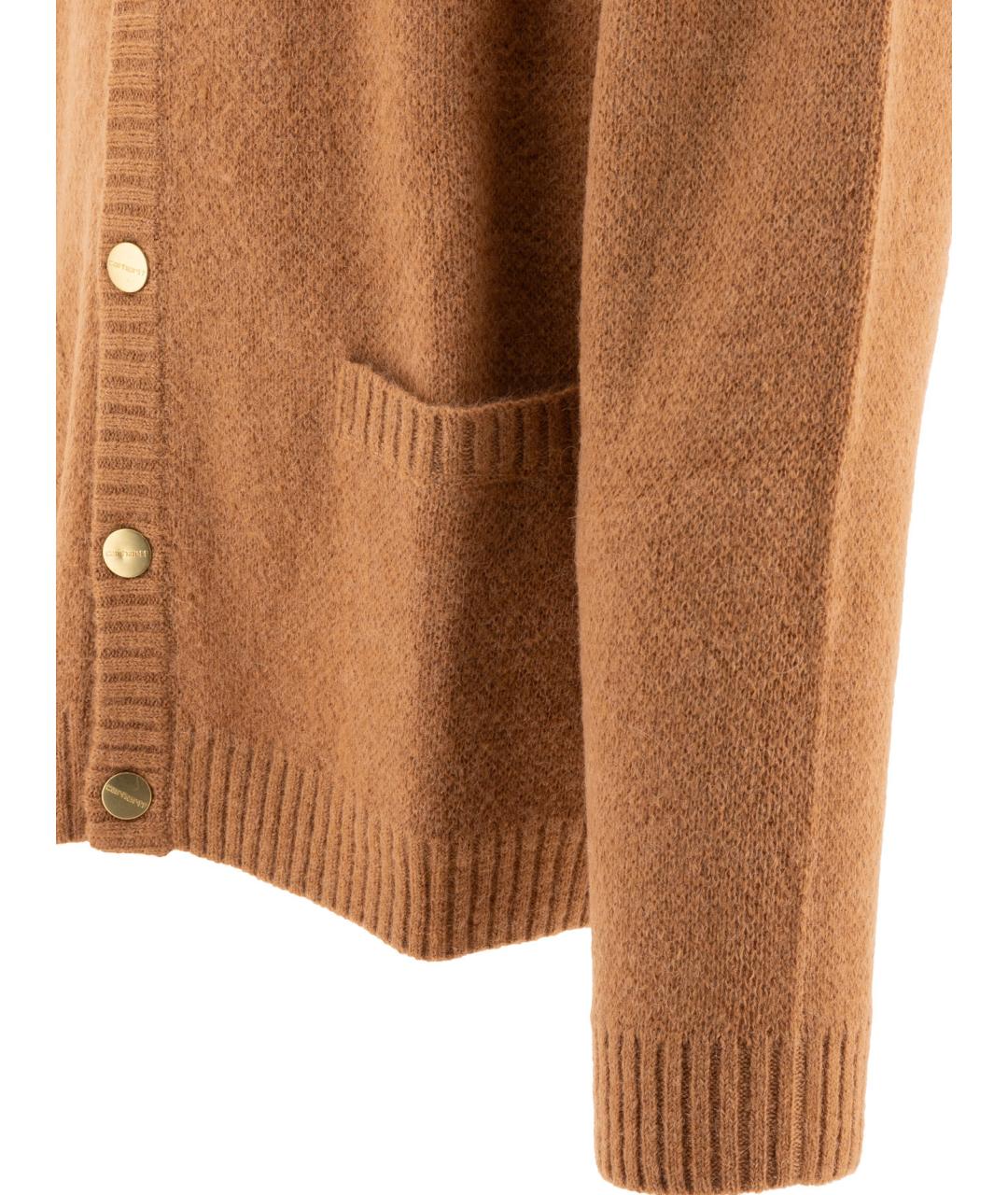 CARHARTT WIP Коричневый кардиган, фото 4