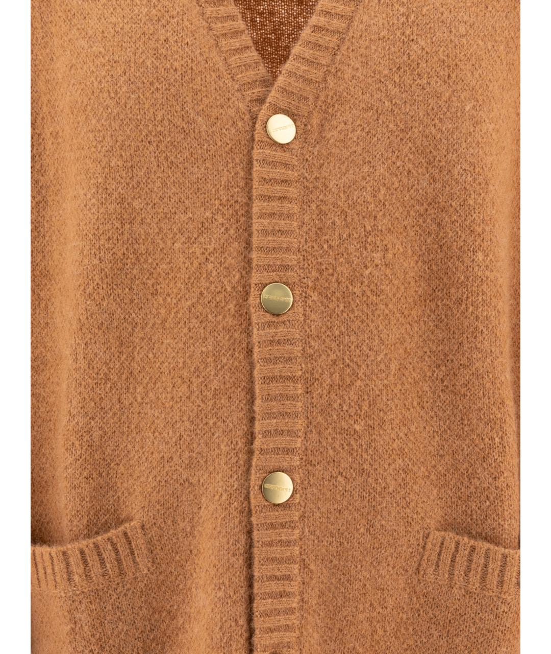 CARHARTT WIP Коричневый кардиган, фото 3