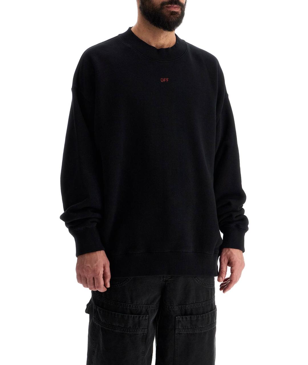 OFF-WHITE Черный джемпер / свитер, фото 2