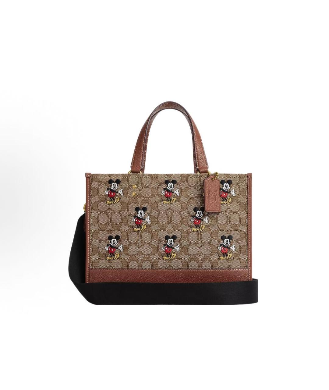 COACH Коричневая сумка тоут, фото 7