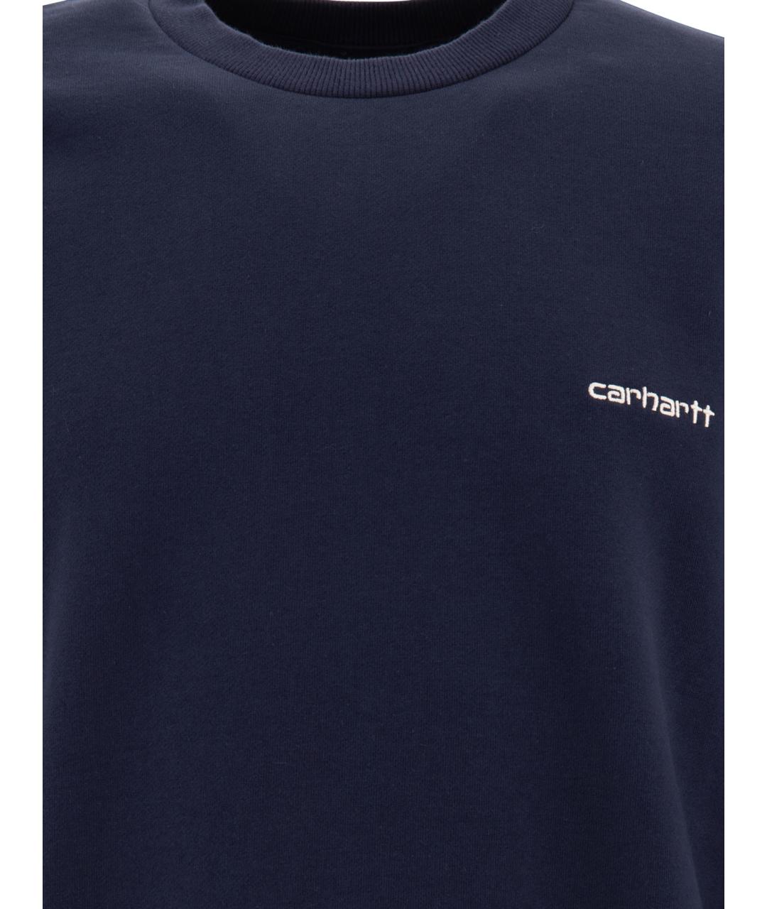 CARHARTT WIP Синий хлопковый джемпер / свитер, фото 3