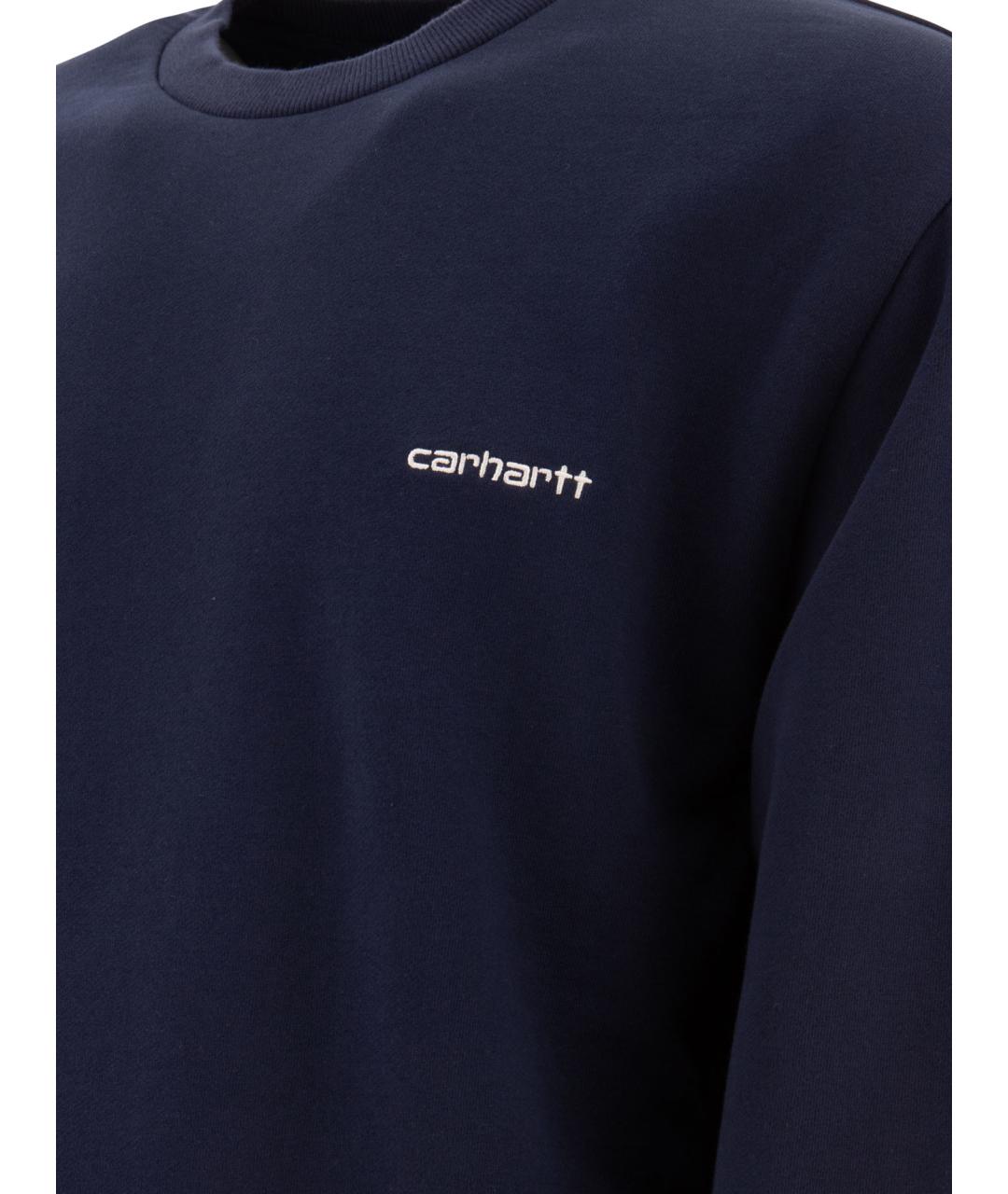 CARHARTT WIP Синий хлопковый джемпер / свитер, фото 4