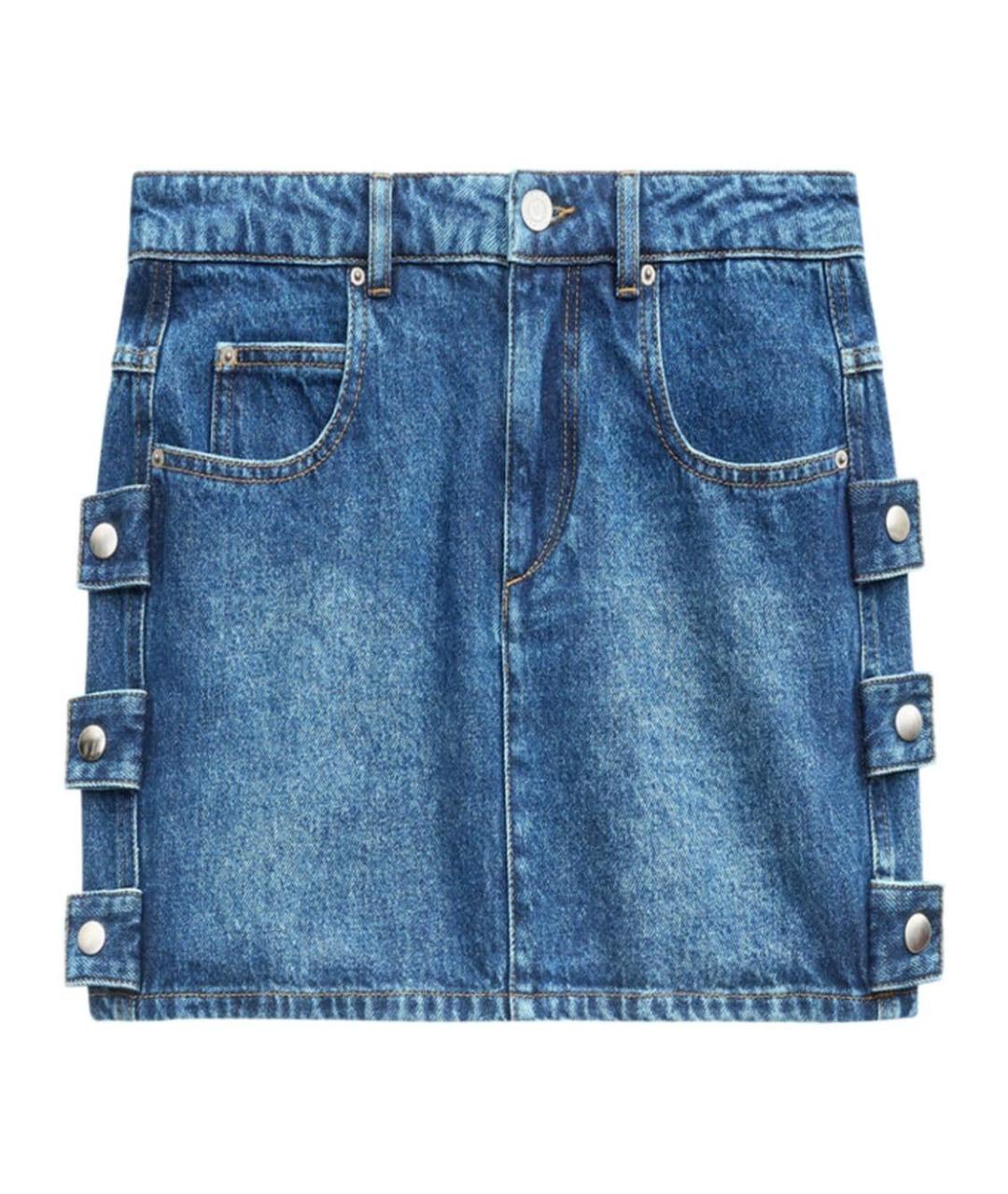 ISABEL MARANT Синяя юбка мини, фото 1