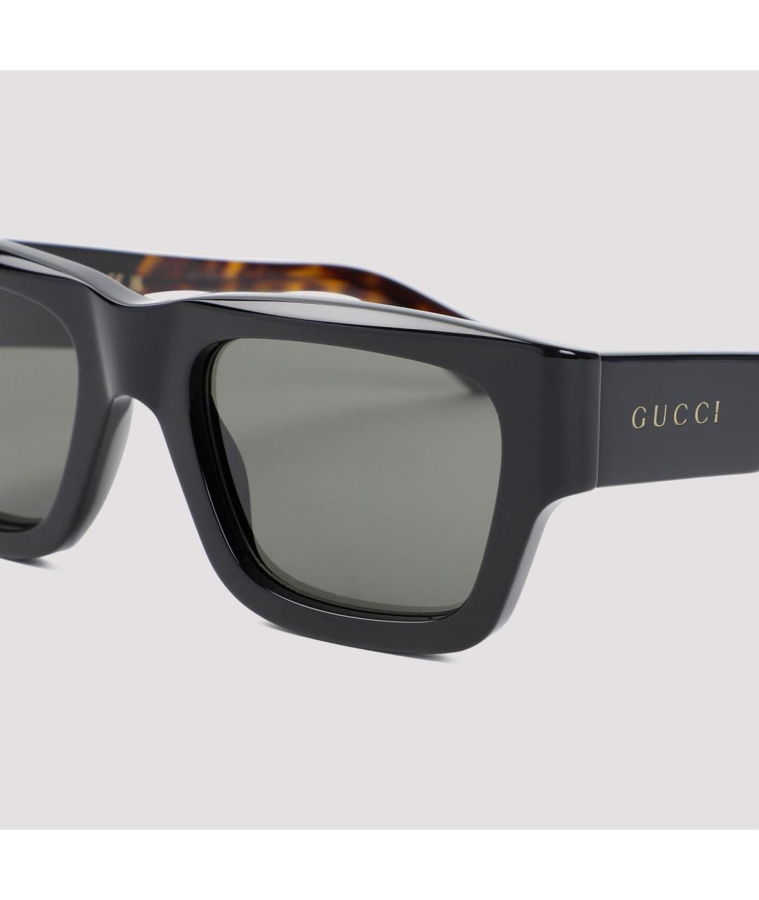 GUCCI Черные солнцезащитные очки, фото 4