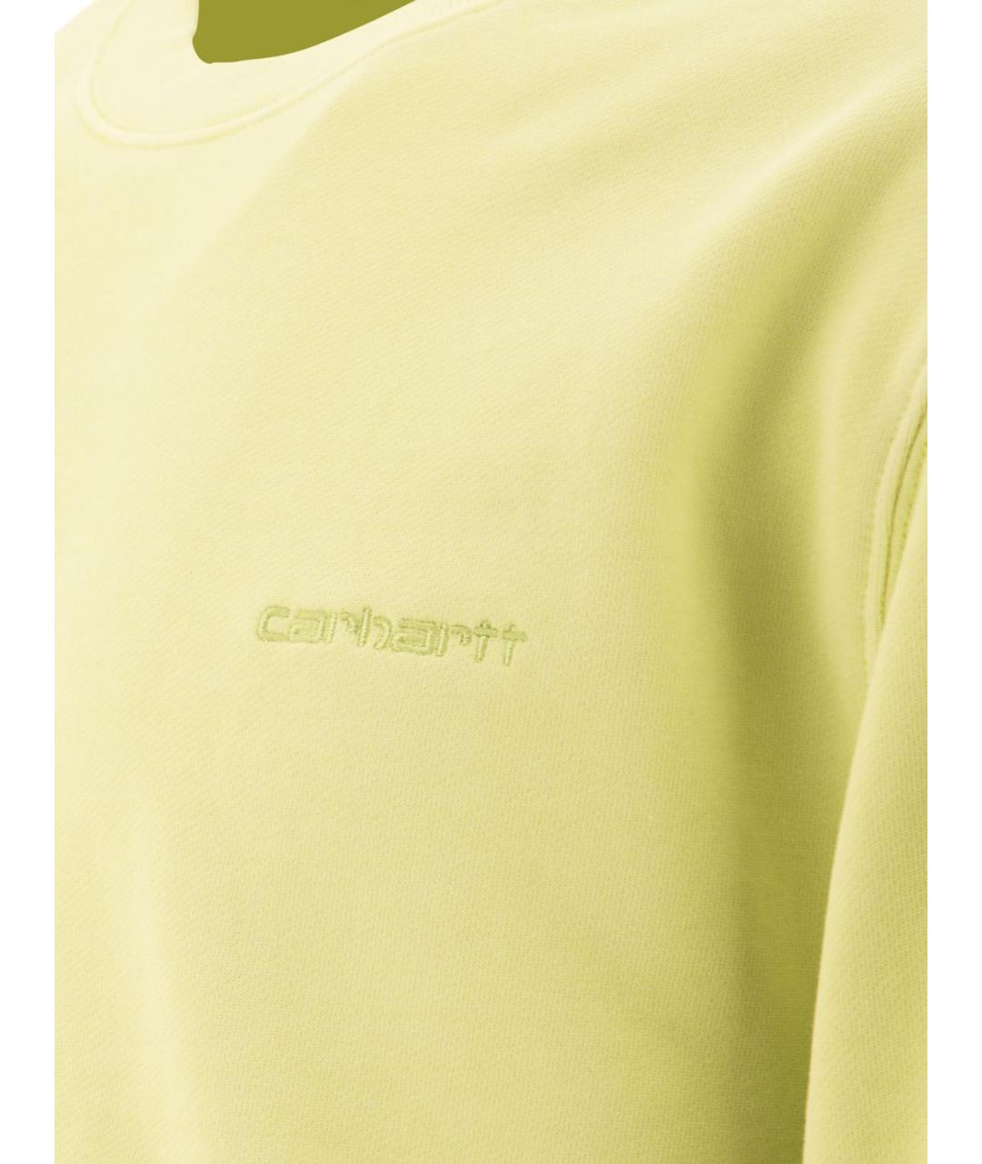 CARHARTT WIP Зеленый хлопковый джемпер / свитер, фото 4