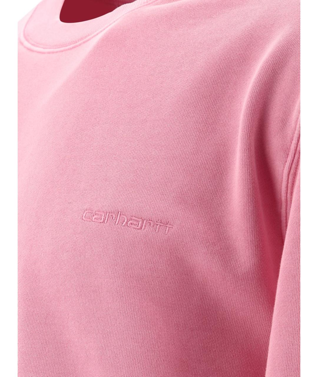 CARHARTT WIP Розовый хлопковый джемпер / свитер, фото 4