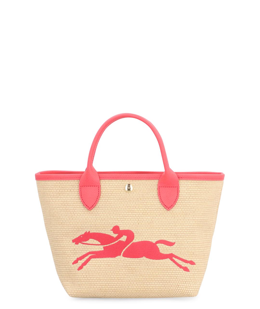 LONGCHAMP Бежевая тканевая сумка тоут, фото 1