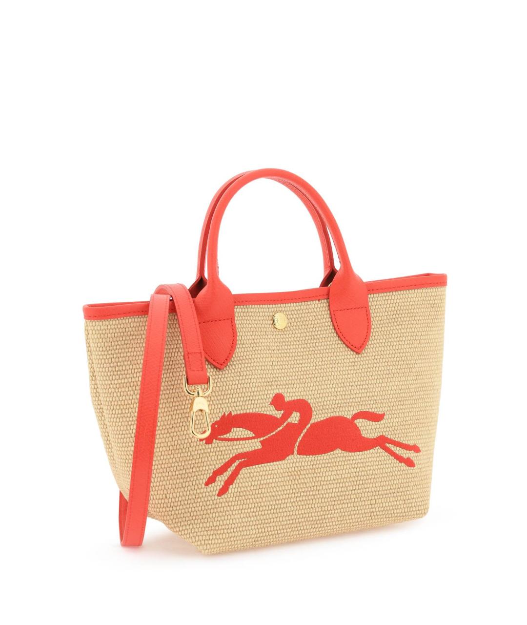 LONGCHAMP Бежевая тканевая сумка тоут, фото 3