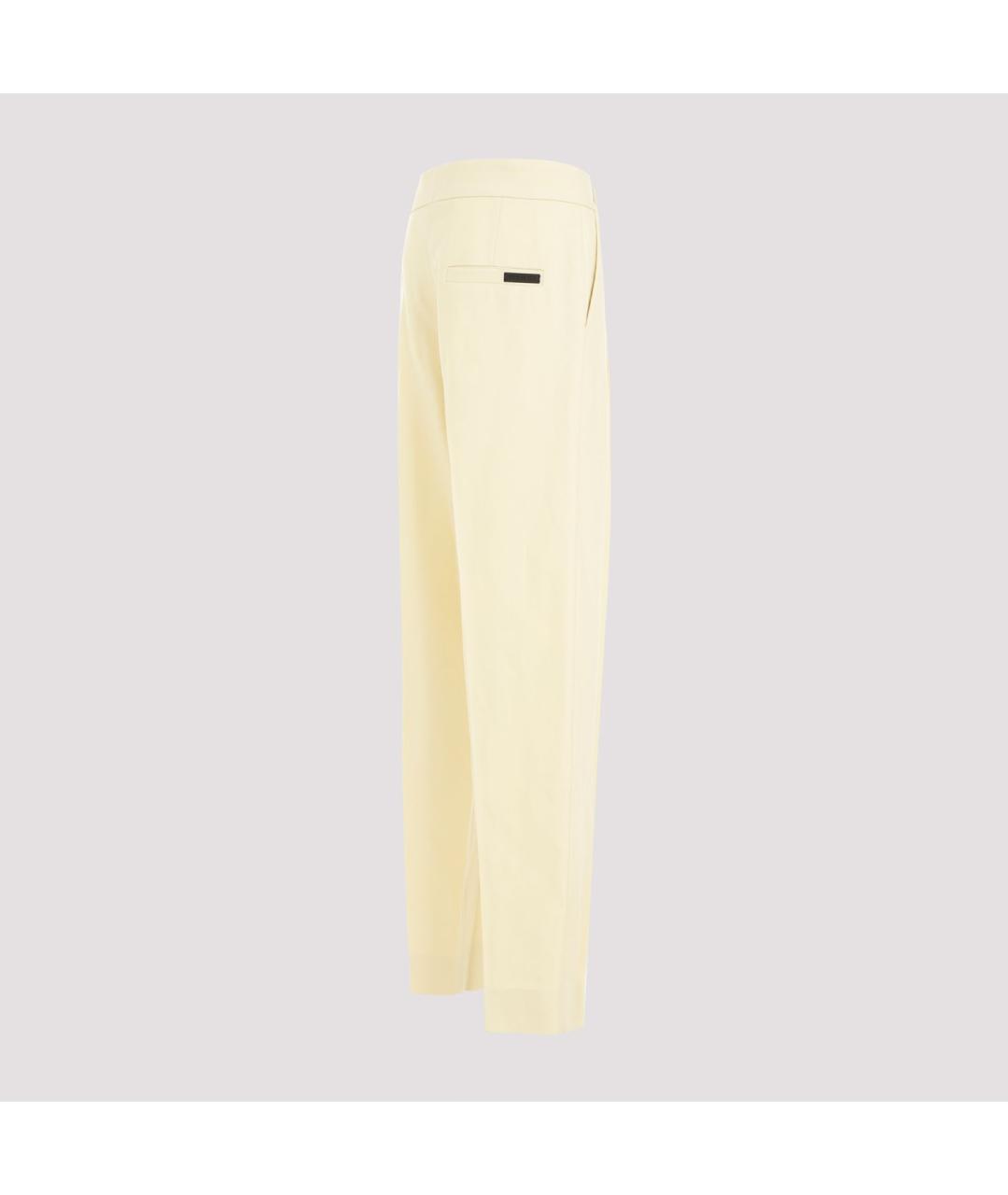 FEAR OF GOD Желтые шерстяные повседневные брюки, фото 3