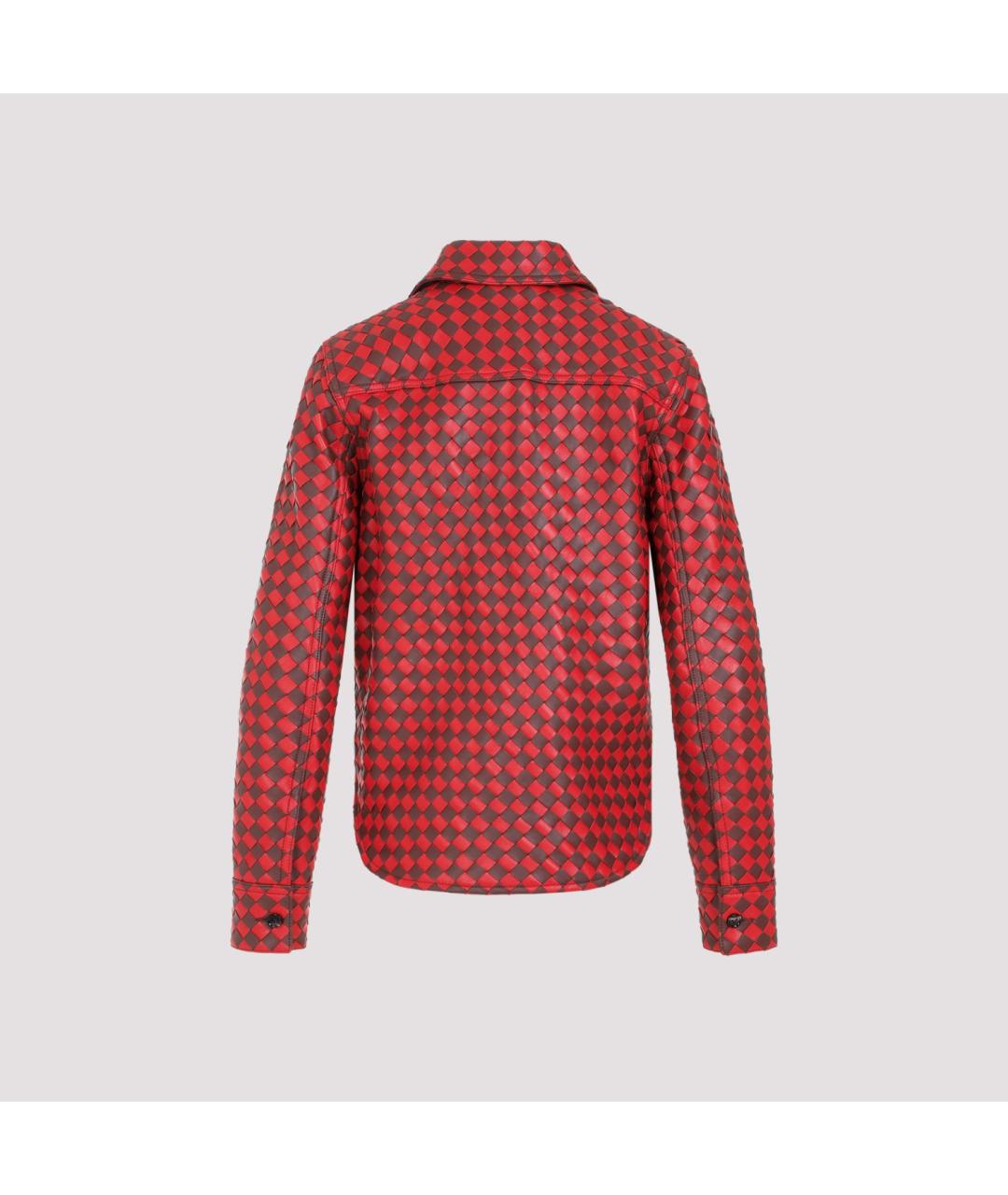 BOTTEGA VENETA Мульти кожаная рубашка, фото 3