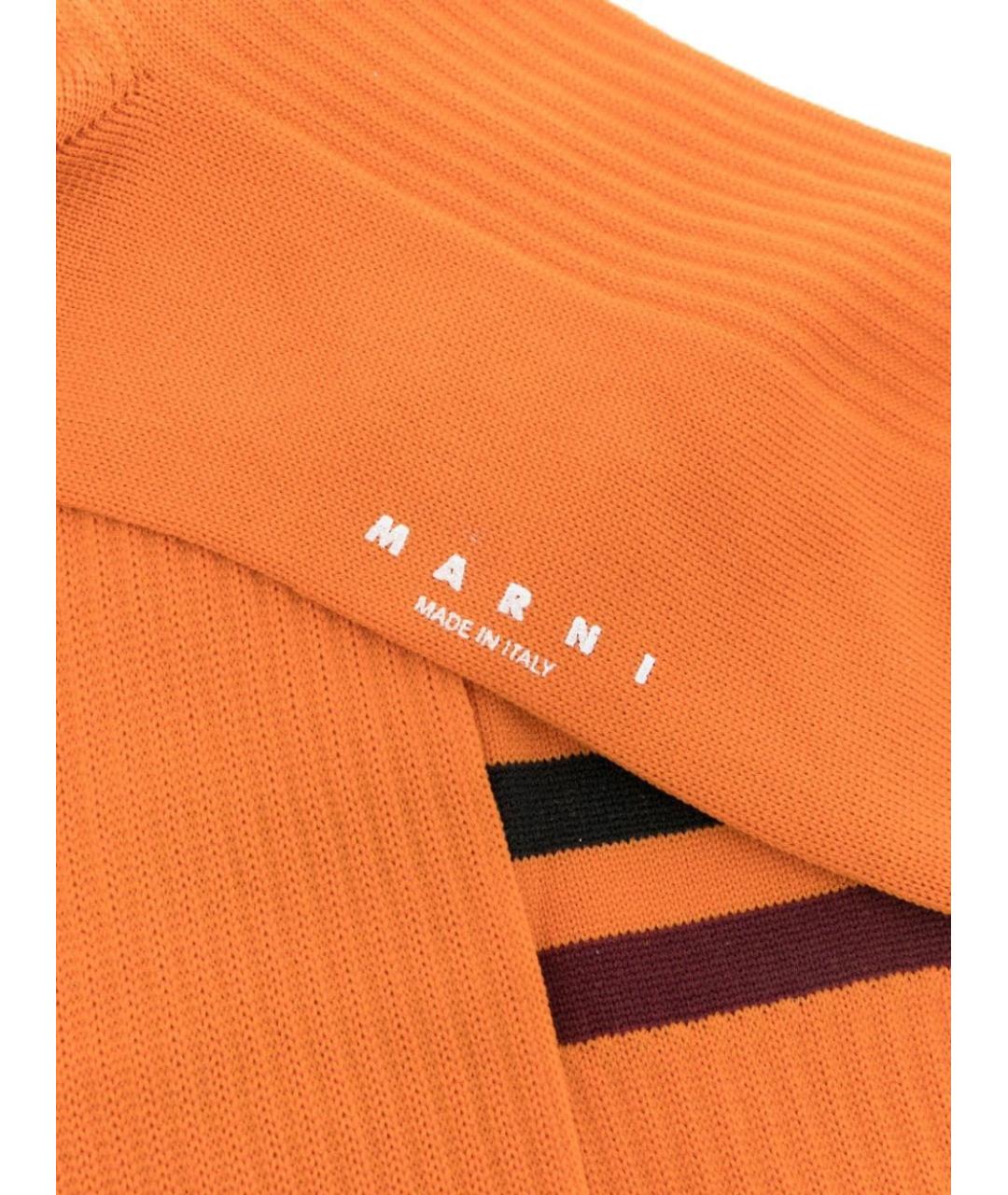 MARNI Оранжевое носки, чулки и колготы, фото 2