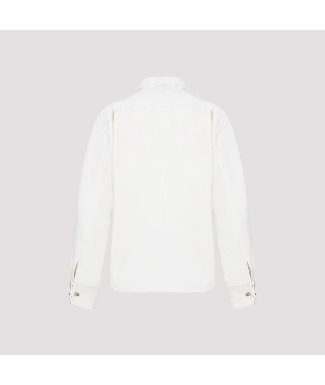 MAX MARA Белая шерстяная рубашка, фото 3