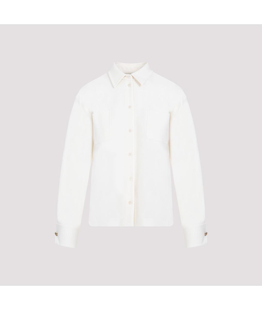 MAX MARA Белая шерстяная рубашка, фото 2