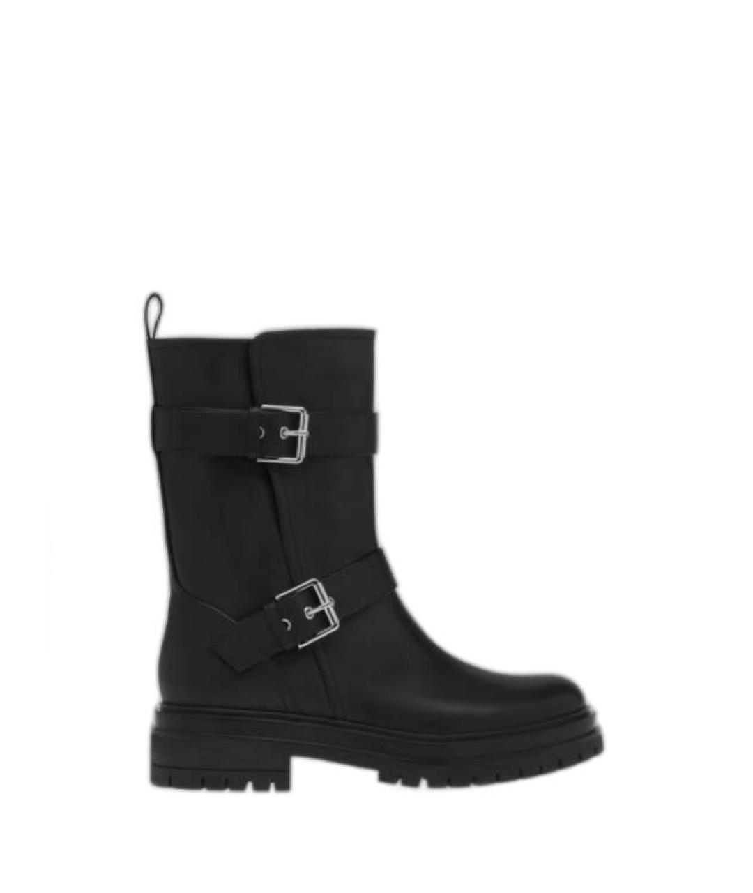 GIANVITO ROSSI Черные кожаные ботинки, фото 1