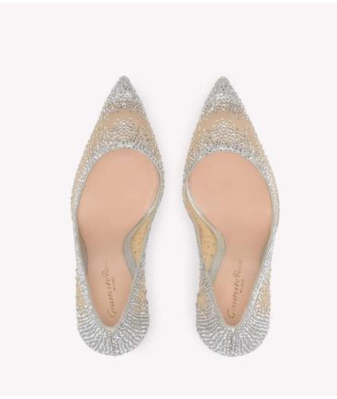 GIANVITO ROSSI Серебряные туфли, фото 3