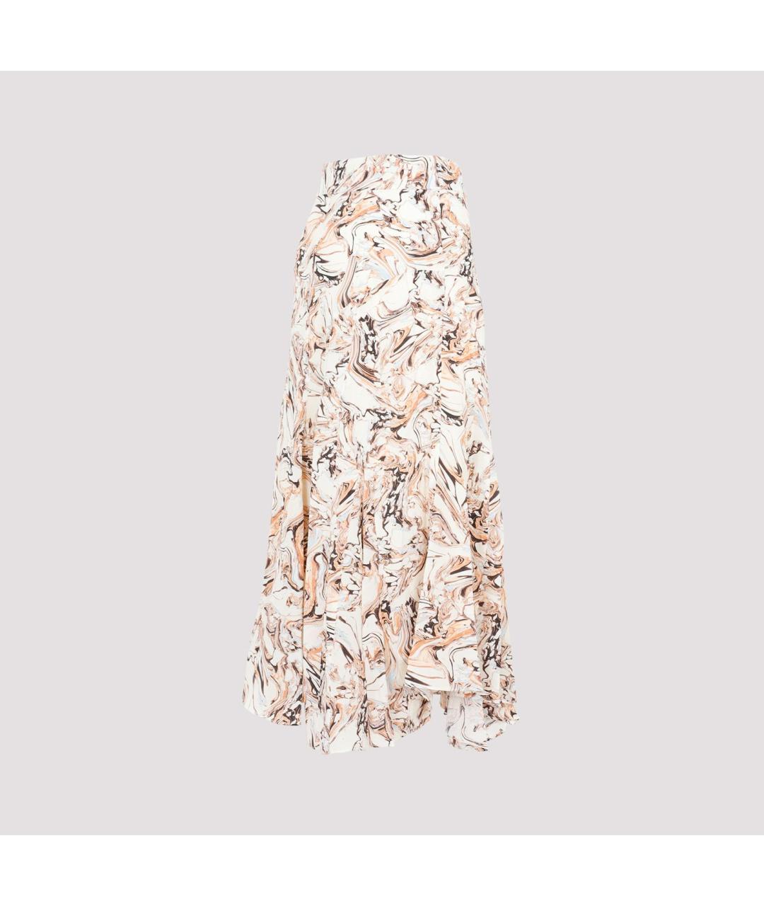 ISABEL MARANT Мульти шелковая юбка миди, фото 4