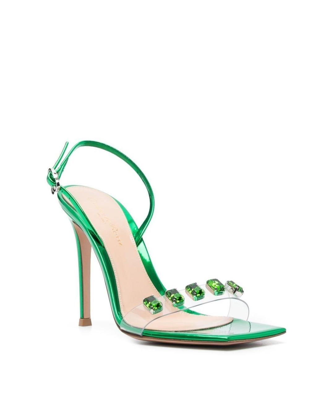 GIANVITO ROSSI Зеленые туфли, фото 2