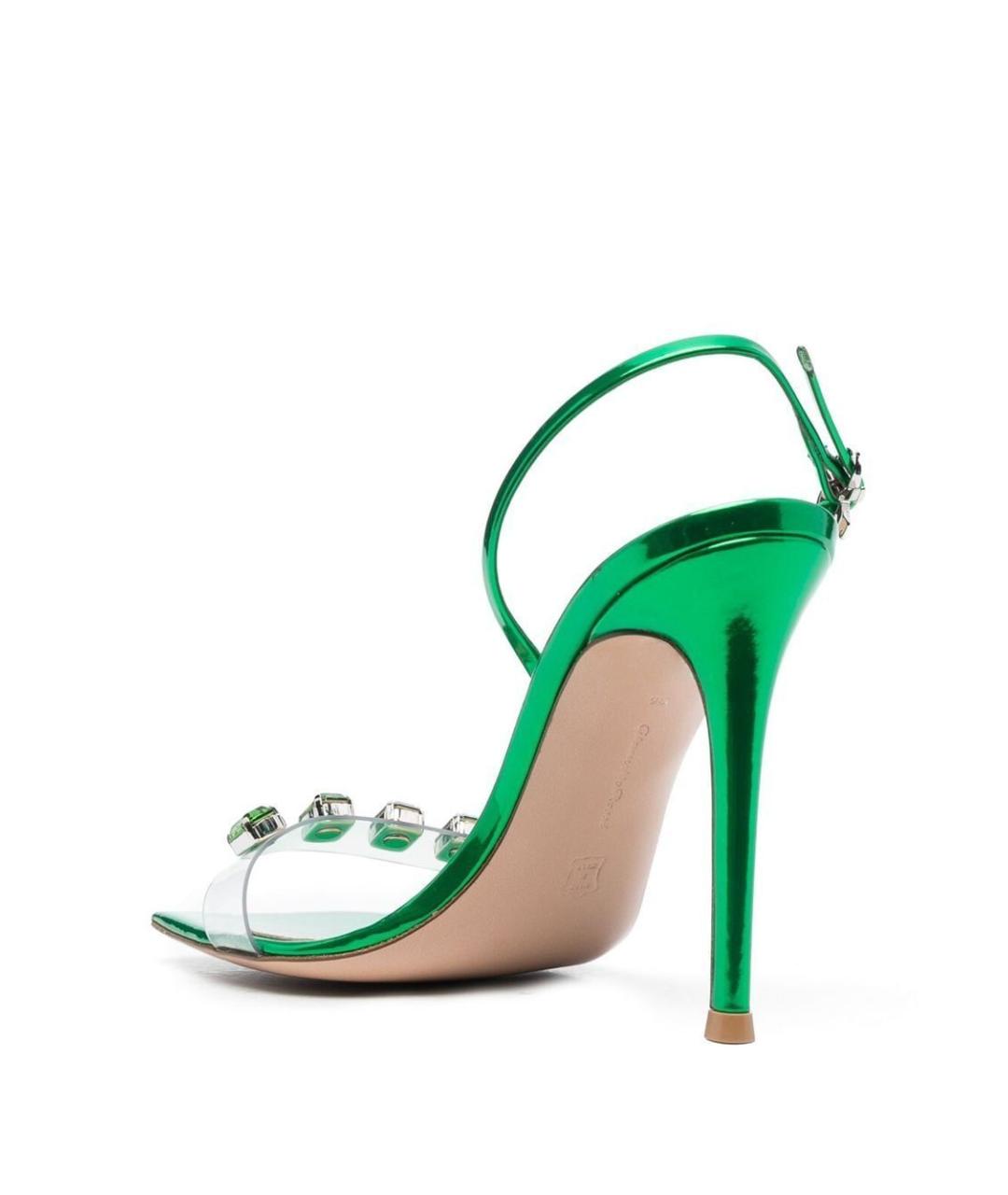 GIANVITO ROSSI Зеленые туфли, фото 3