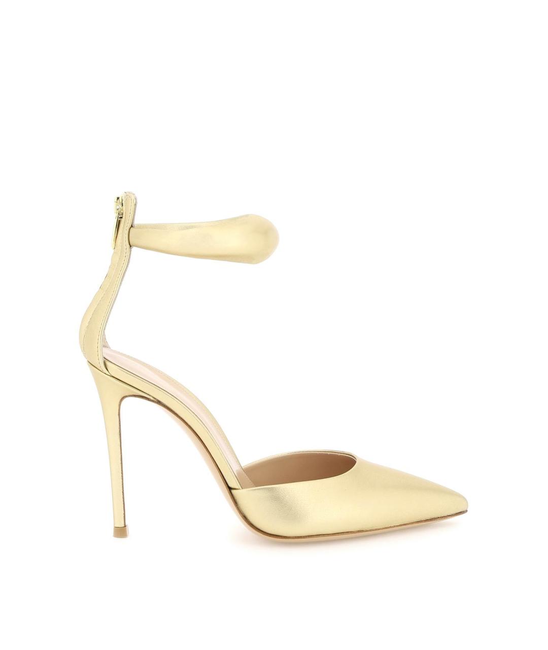 GIANVITO ROSSI Золотые туфли, фото 2