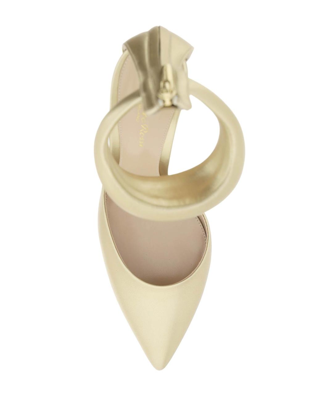 GIANVITO ROSSI Золотые туфли, фото 3