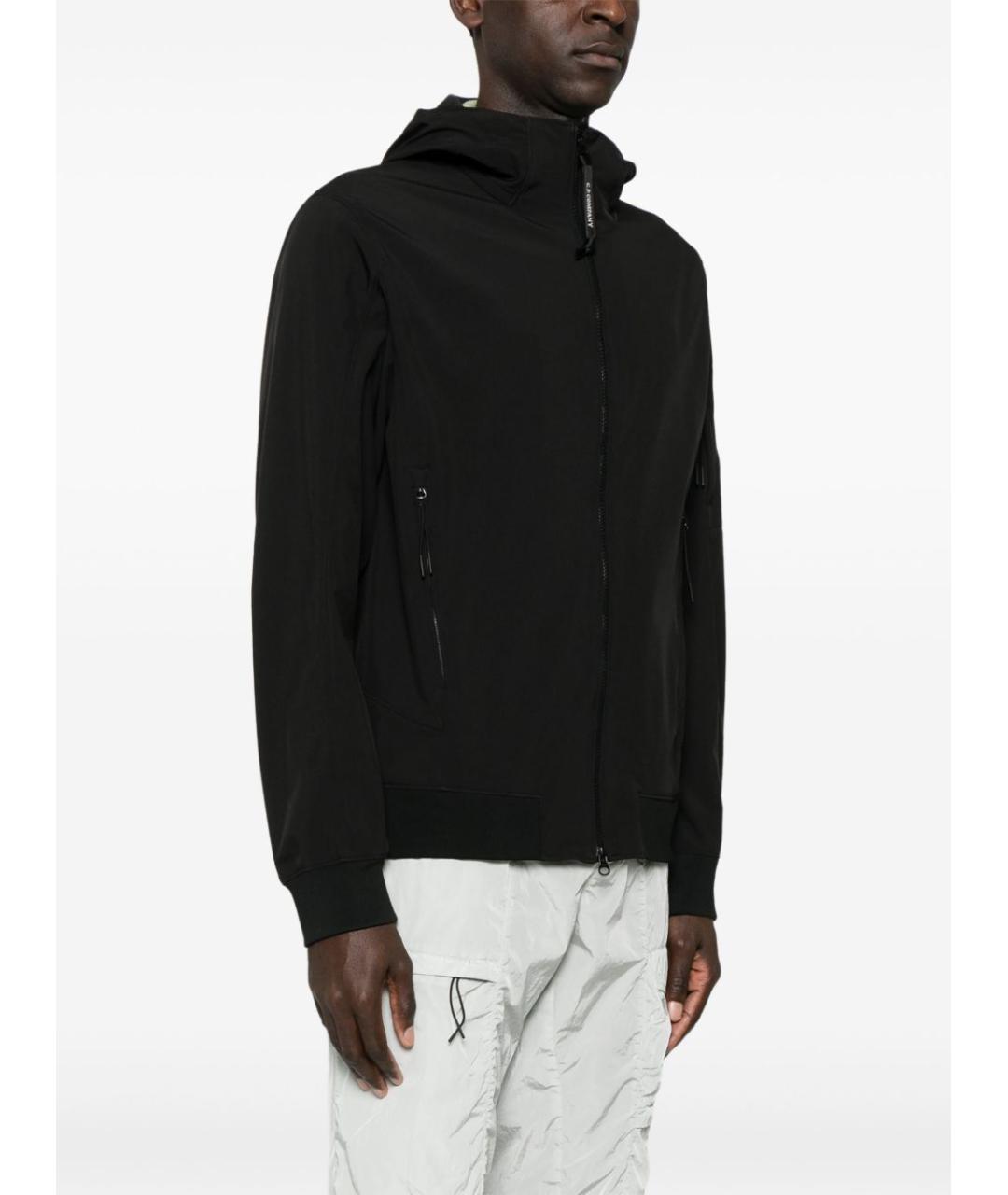 CP COMPANY Черная полиэстеровая куртка, фото 2