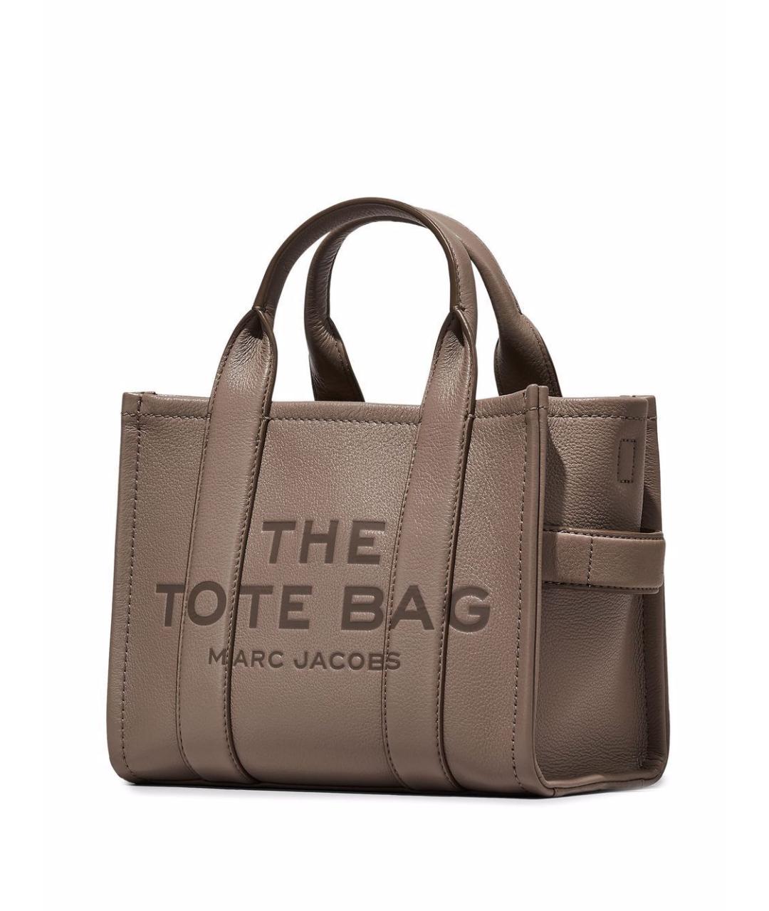 MARC JACOBS Коричневая кожаная сумка тоут, фото 3