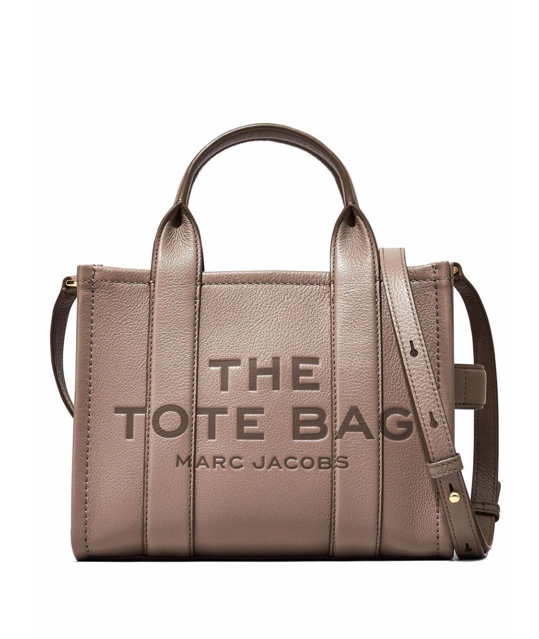 MARC JACOBS Коричневая кожаная сумка тоут, фото 1