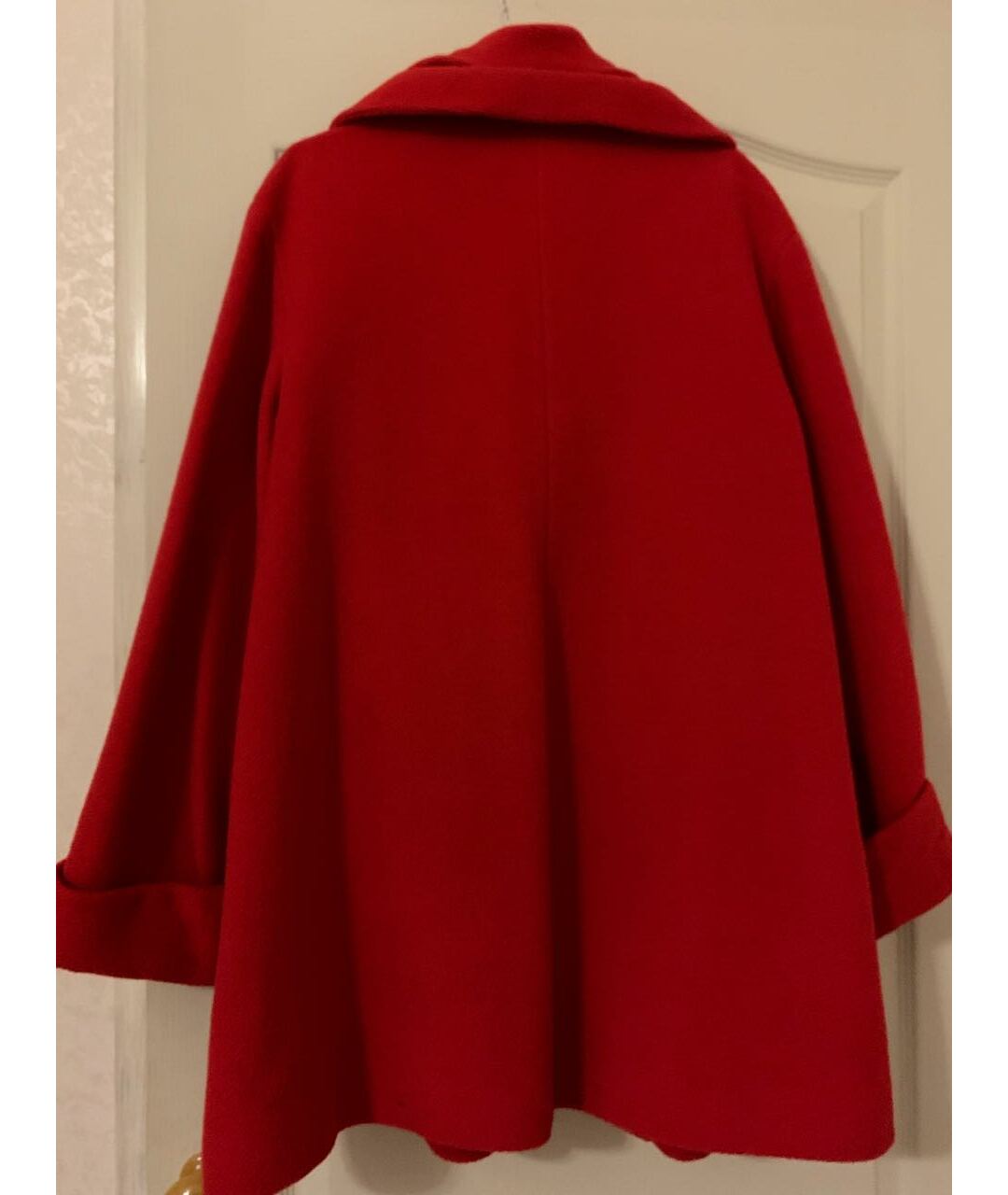 KENZO Красное шерстяное пальто, фото 2