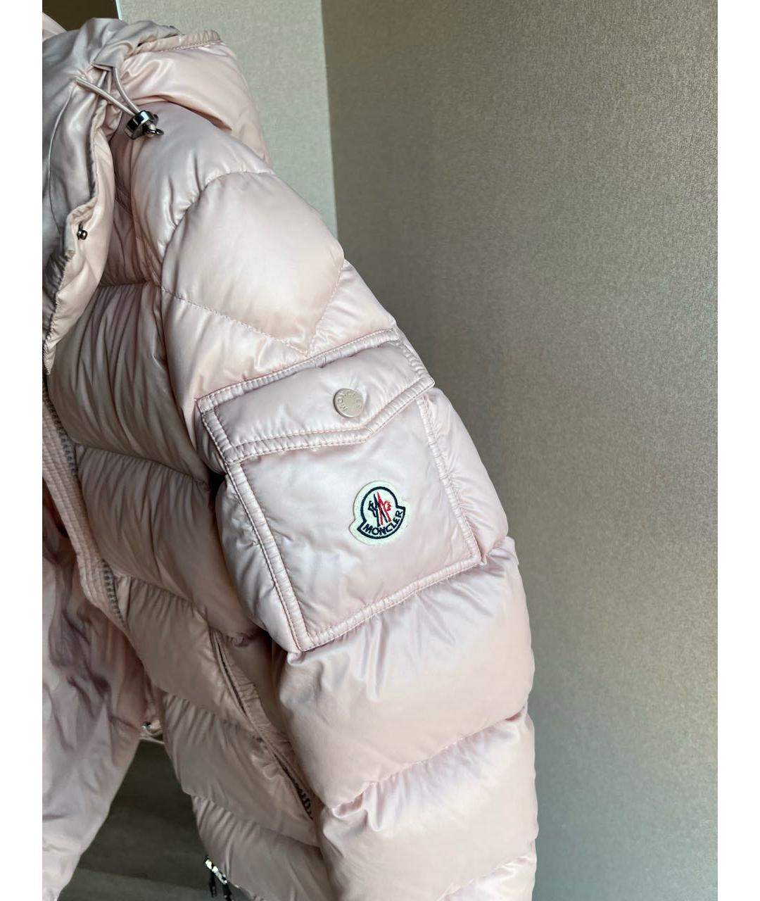 MONCLER Розовая куртка, фото 4
