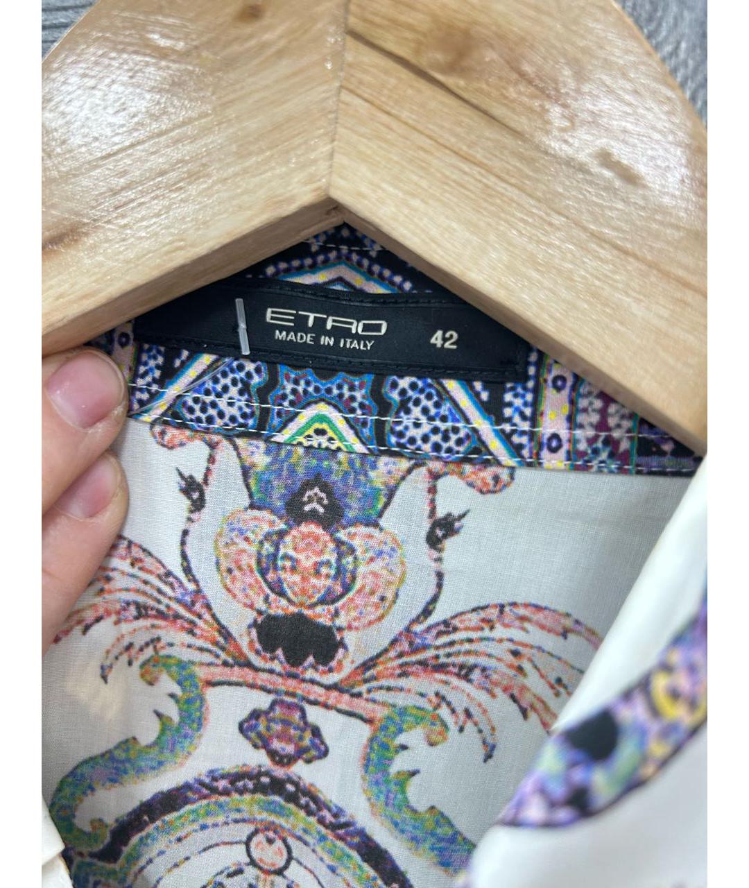 ETRO Мульти хлопковая рубашка, фото 4