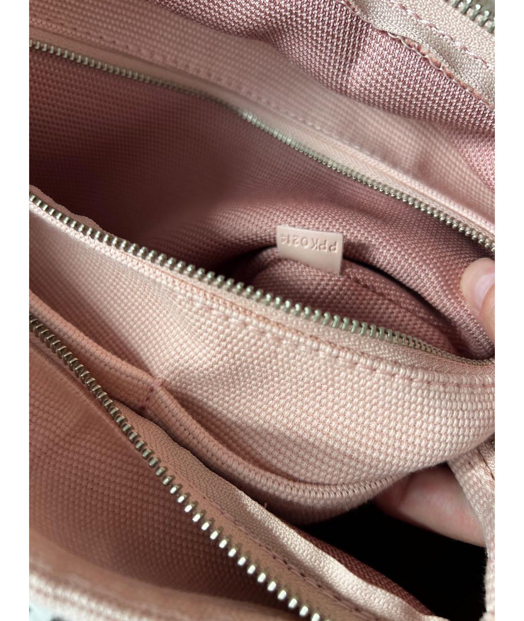 MARC JACOBS Розовая хлопковая сумка тоут, фото 6