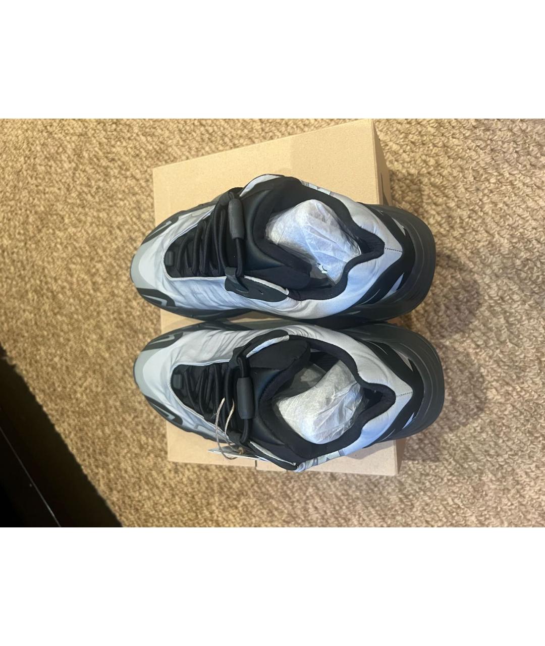 ADIDAS YEEZY Серые текстильные кроссовки, фото 3