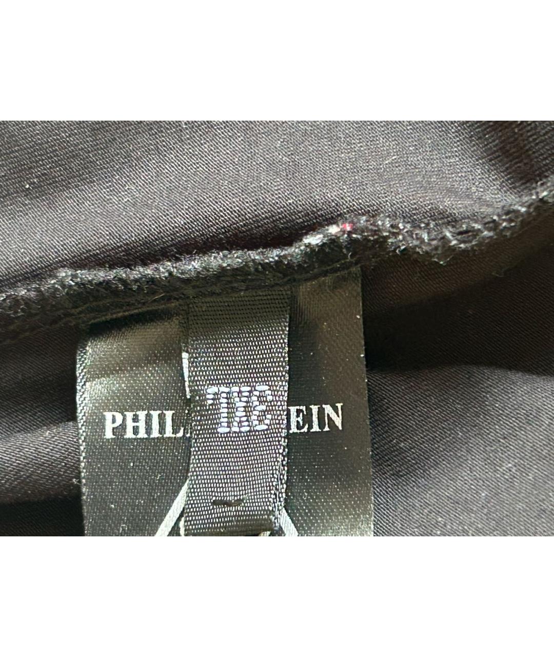 PHILIPP PLEIN Черная хлопковая футболка, фото 8